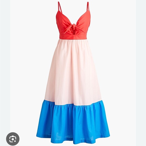 Colorful JCrew Color Block Dress - Picture 2 of 4